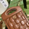 Gucci GG MATELASSÉ TOP HANDLE MINI BAG