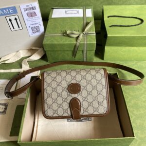 Gucci MINI SHOULDER BAG WITH INTERLOCKING G