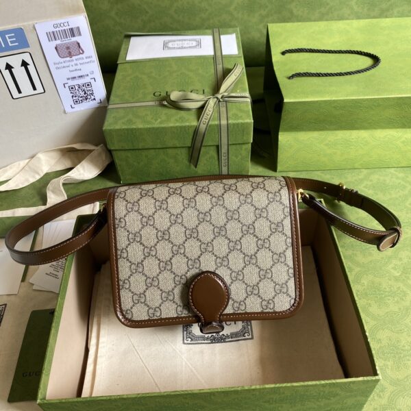 Gucci MINI SHOULDER BAG WITH INTERLOCKING G