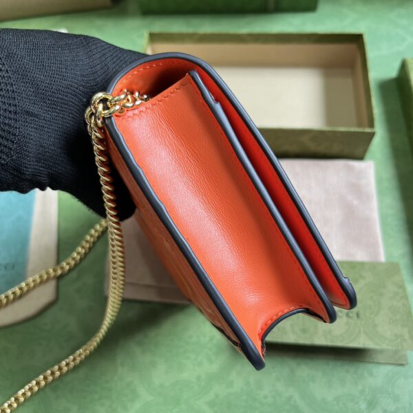 Gucci GG MATELASSÉ CHAIN WALLET