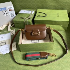 GUCCI Horsebit 1955 small shoulder bag