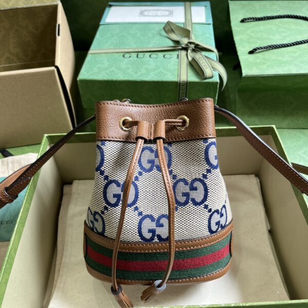 GUCCI Ophidia GG mini bucket bag