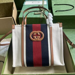 Gucci MINI INTERLOCKING G TOTE BAG