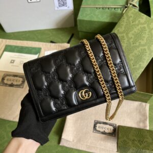 Gucci GG MATELASSÉ CHAIN WALLET