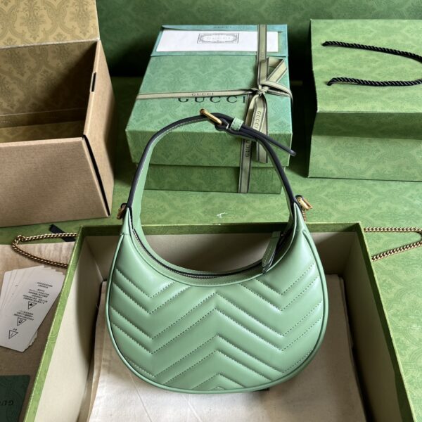 Gucci Marmont half-moon-shaped mini bag