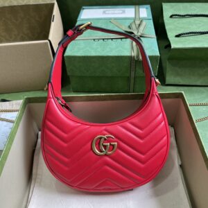 Gucci Marmont half-moon-shaped mini bag