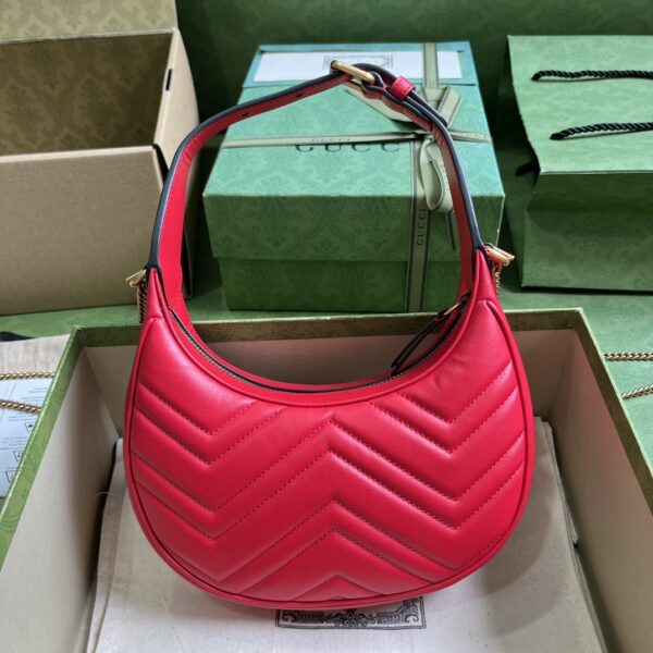 Gucci Marmont half-moon-shaped mini bag