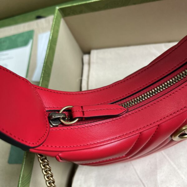 Gucci Marmont half-moon-shaped mini bag