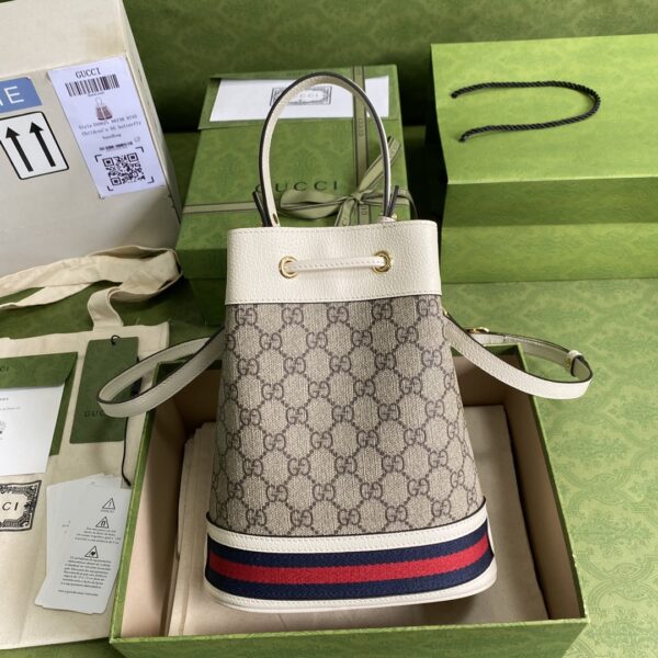 GUCCI Ophidia GG small bucket bag