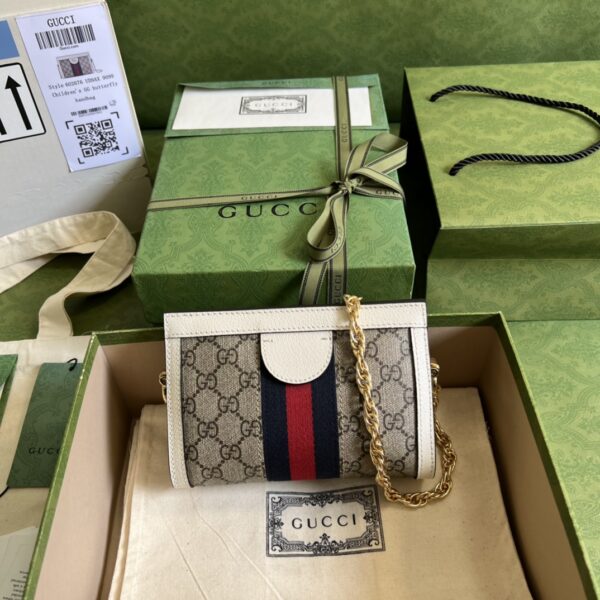 GUCCI Ophidia mini shoulder bag in GG Supreme canvas