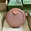 Gucci OPHIDIA GG MINI ROUND SHOULDER BAG