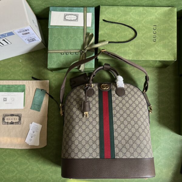 Gucci GUCCI SAVOY SMALL BOWLING TOTE