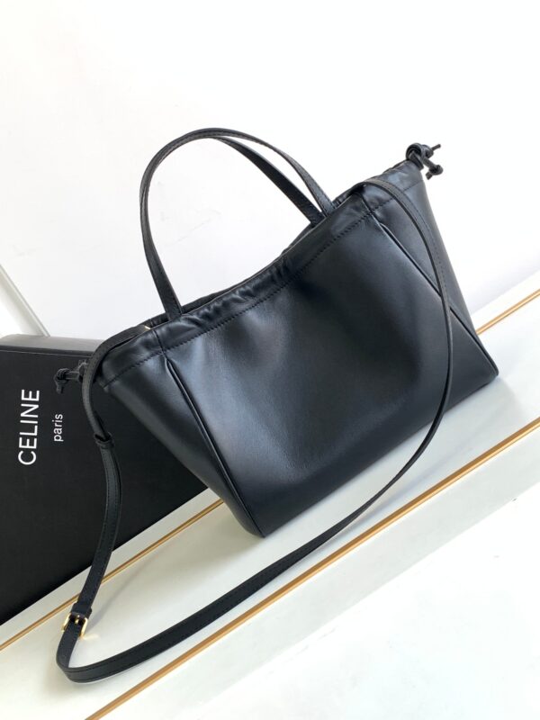 CELINE SMALL CABAS DRAWSTRING CUIR TRIOMPHE