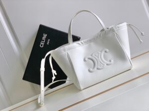 CELINE SMALL CABAS DRAWSTRING CUIR TRIOMPHE