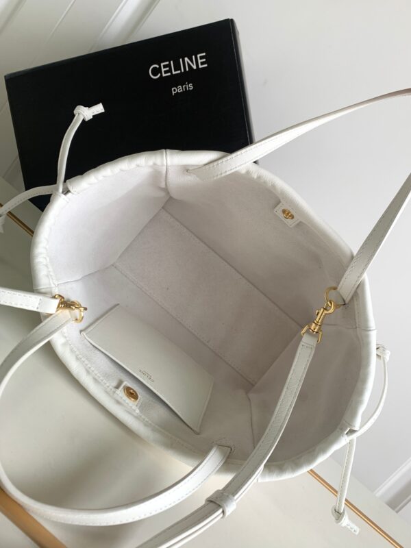 CELINE SMALL CABAS DRAWSTRING CUIR TRIOMPHE