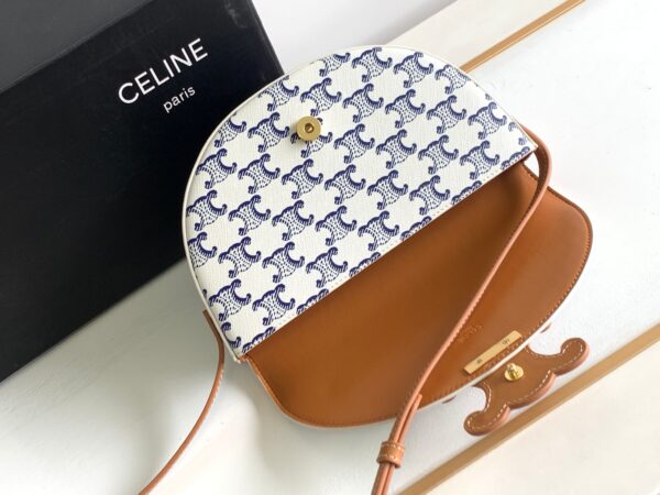 CELINE BESACE CUIR TRIOMPHE