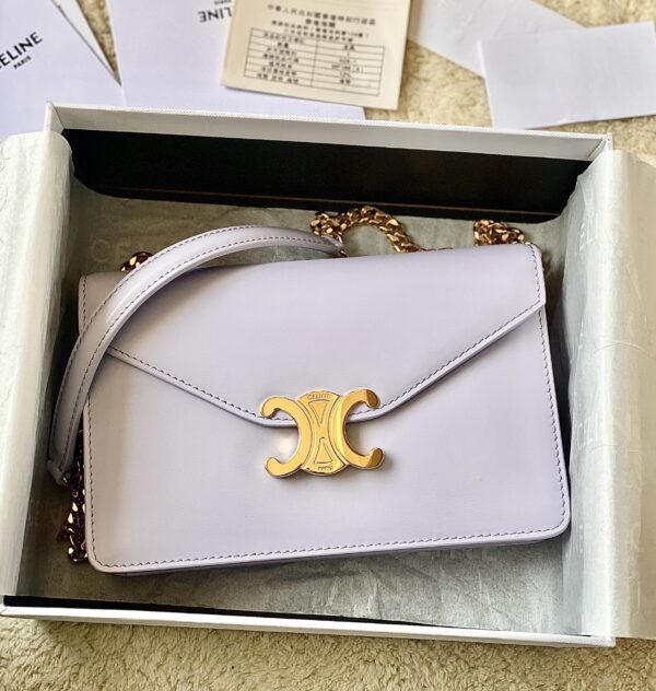 CELINE WALLET ON CHAIN TRIOMPHE