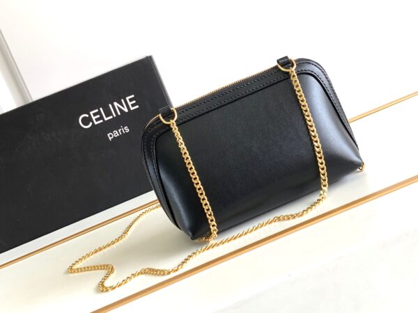 CELINE CLUTCH ON CHAIN CUIR TRIOMPHE