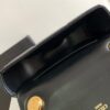 CELINE CHAIN SHOULDER BAG MATELASSE MONOCHROME CELINE IN QUILTED GOATSKIN