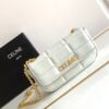 CHAIN SHOULDER BAG MATELASSE MONOCHROME CELINE IN QUILTED GOATSKIN