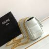 CHAIN SHOULDER BAG MATELASSE MONOCHROME CELINE IN QUILTED GOATSKIN