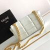 CHAIN SHOULDER BAG MATELASSE MONOCHROME CELINE IN QUILTED GOATSKIN