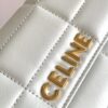 CHAIN SHOULDER BAG MATELASSE MONOCHROME CELINE IN QUILTED GOATSKIN