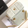 CHAIN SHOULDER BAG MATELASSE MONOCHROME CELINE IN QUILTED GOATSKIN