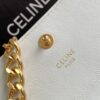 CHAIN SHOULDER BAG MATELASSE MONOCHROME CELINE IN QUILTED GOATSKIN