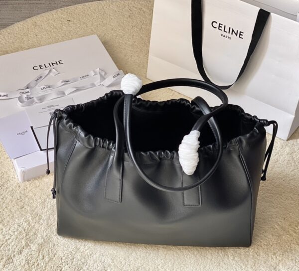 CELINE CABAS DRAWSTRING CUIR
