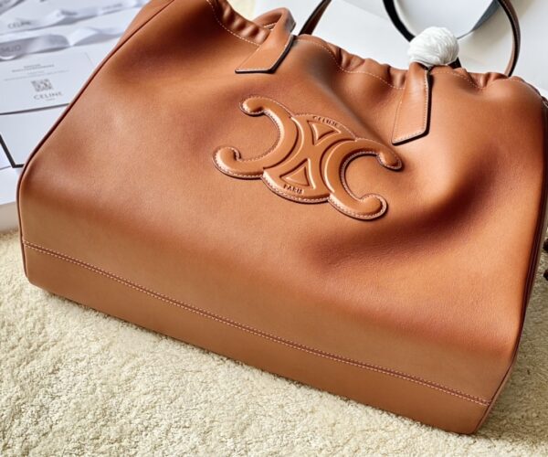 CELINE CELINE CABAS DRAWSTRING CUIR