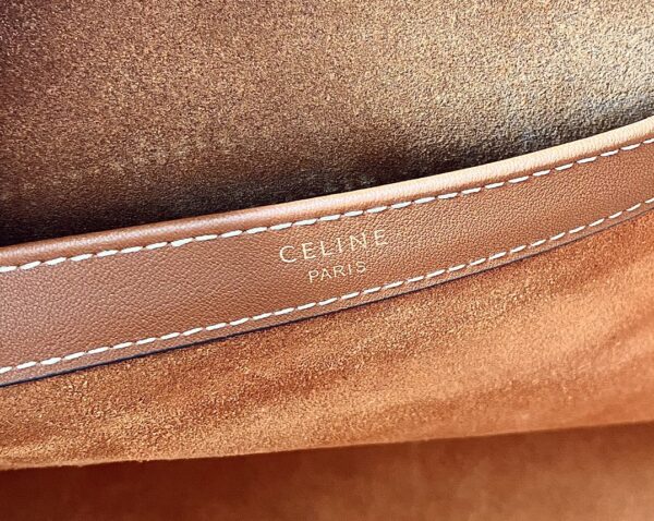 CELINE CELINE CABAS DRAWSTRING CUIR