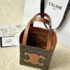 Celine Cuir Triomphe Cube Bag