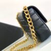 CELINE CHAIN SHOULDER BAG MATELASSE MONOCHROME