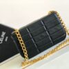 CELINE CHAIN SHOULDER BAG MATELASSE MONOCHROME