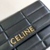 CELINE CHAIN SHOULDER BAG MATELASSE MONOCHROME