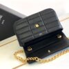CELINE CHAIN SHOULDER BAG MATELASSE MONOCHROME