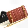 CELINE CHAIN SHOULDER BAG MATELASSE MONOCHROME