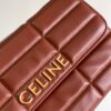 CELINE CHAIN SHOULDER BAG MATELASSE MONOCHROME