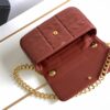 CELINE CHAIN SHOULDER BAG MATELASSE MONOCHROME