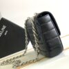 CELINE CHAIN SHOULDER BAG MATELASSE MONOCHROME