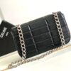 CELINE CHAIN SHOULDER BAG MATELASSE MONOCHROME