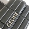 CELINE CHAIN SHOULDER BAG MATELASSE MONOCHROME