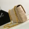 CELINE CHAIN SHOULDER BAG MATELASSE MONOCHROME