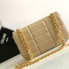 CELINE CHAIN SHOULDER BAG MATELASSE MONOCHROME