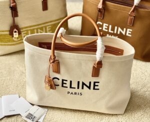 Celine Horizontal Cabas Canvas