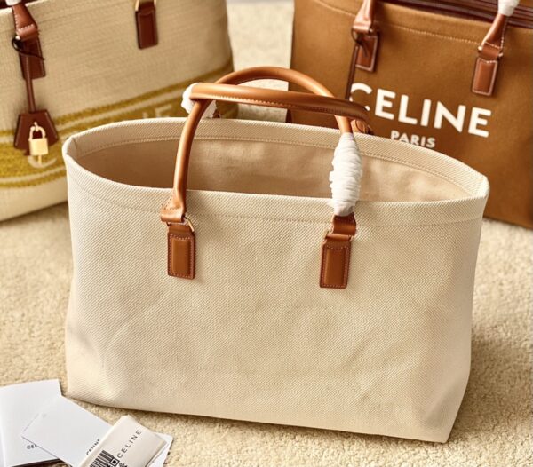 Celine Horizontal Cabas Canvas