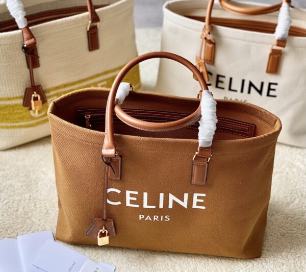 Celine Horizontal Cabas Canvas