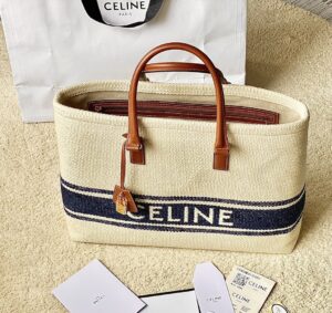 Celine Horizontal Cabas Canvas