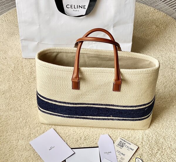 Celine Horizontal Cabas Canvas